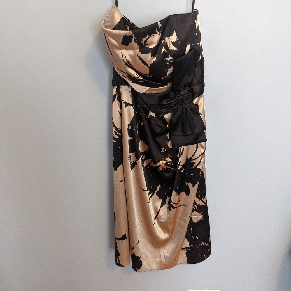 White House Black Market strapless sheath dress